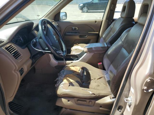 2HKYF18513H600766 - 2003 HONDA PILOT EXL TAN photo 7