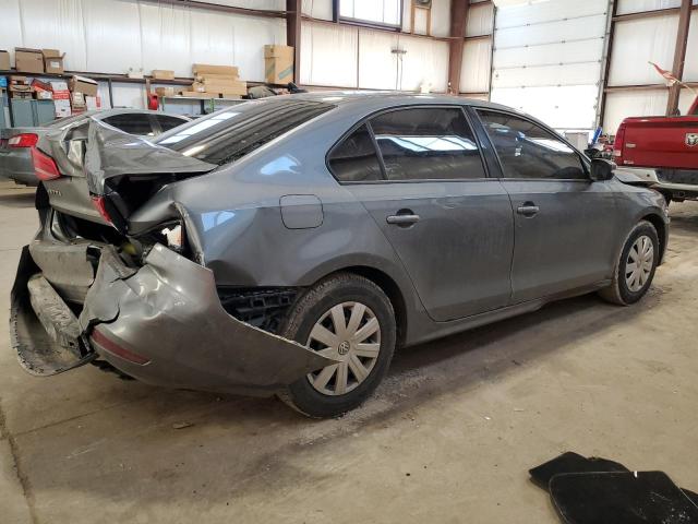 3VW2K7AJ4FM245812 - 2015 VOLKSWAGEN JETTA BASE GRAY photo 3