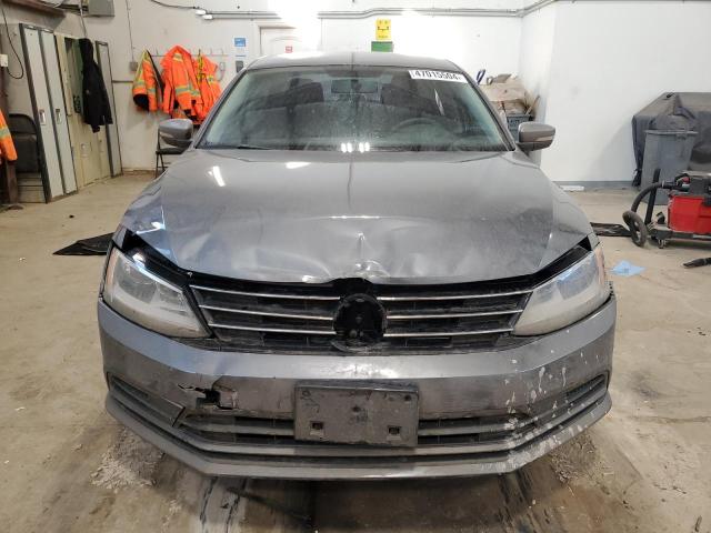 3VW2K7AJ4FM245812 - 2015 VOLKSWAGEN JETTA BASE GRAY photo 5