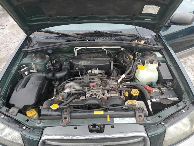 JF1SG65634H754978 - 2004 SUBARU FORESTER 2.5XS მწვანე ფოტო 12