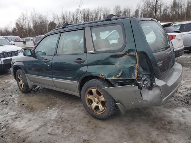 JF1SG65634H754978 - 2004 SUBARU FORESTER 2.5XS მწვანე ფოტო 2