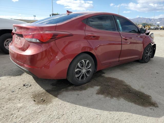 5NPDH4AE0GH769560 - 2016 HYUNDAI ELANTRA SE RED photo 3