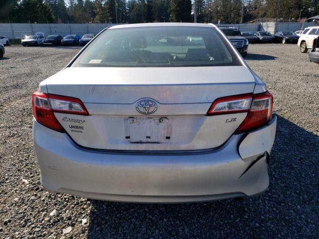 4T4BF1FK2DR303447 - 2013 TOYOTA CAMRY L SILVER photo 6