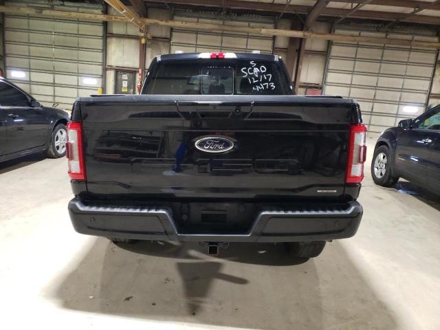 1FTFW1E81MFB94473 - 2021 FORD F150 SUPERCREW BLACK photo 6