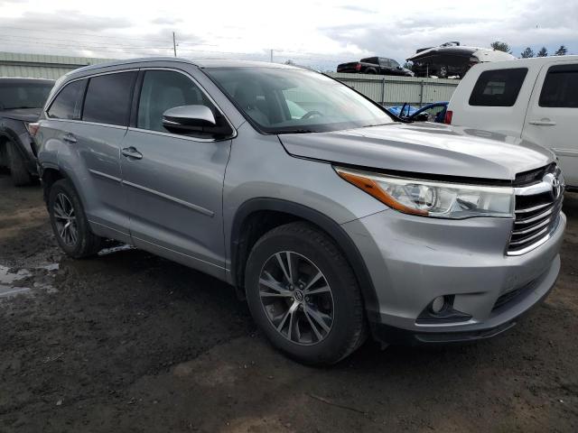 5TDJKRFH4GS317979 - 2016 TOYOTA HIGHLANDER XLE Gümüş foto 4
