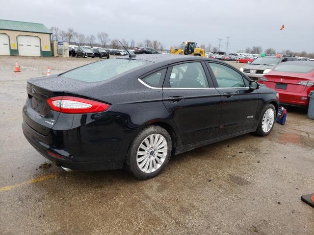 3FA6P0LU8GR176413 - 2016 FORD FUSION SE HYBRID BLACK photo 3