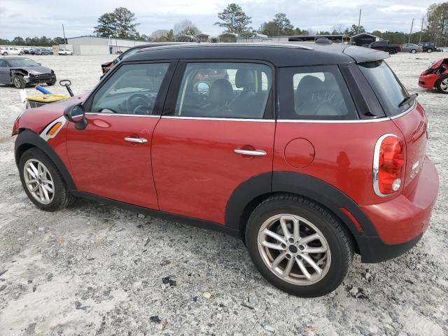 WMWZB3C59FWR42691 - 2015 MINI COOPER COUNTRYMAN RED photo 2