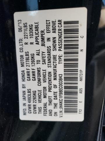 JH4KC1F98EC003843 - 2014 ACURA RLX ADVANCE BLACK photo 13