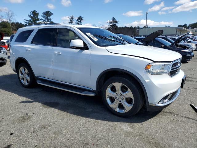 1C4RDJDG8FC811223 - 2015 DODGE DURANGO LIMITED WHITE photo 4