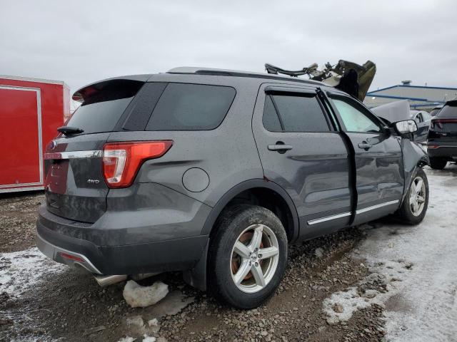 1FM5K8D85GGA50890 - 2016 FORD EXPLORER XLT BLACK photo 3