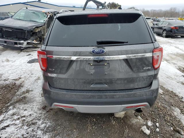 1FM5K8D85GGA50890 - 2016 FORD EXPLORER XLT BLACK photo 6