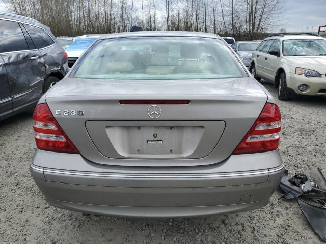 WDBRF54HX7F856866 - 2007 MERCEDES-BENZ C 280 SILVER photo 6