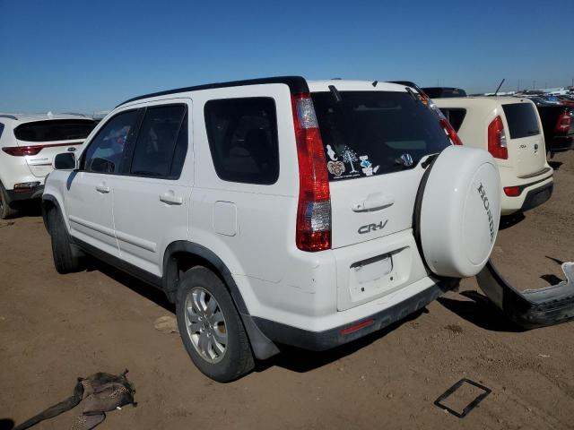 JHLRD78966C019623 - 2006 HONDA CR-V SE WHITE photo 2