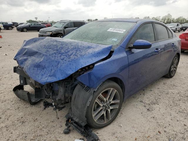 3KPF34AD0KE026313 - 2019 KIA FORTE GT LINE BLUE photo 1