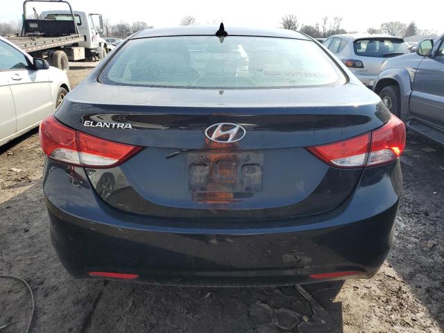 KMHDH4AE8DU846396 - 2013 HYUNDAI ELANTRA GLS BLACK photo 6