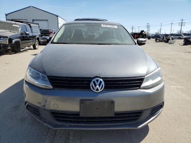 3VWDP7AJ1CM373477 - 2012 VOLKSWAGEN JETTA SE GRAY photo 5