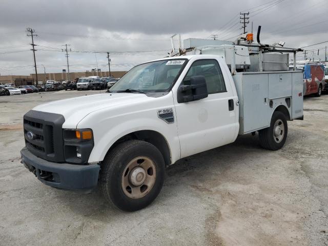 1FDSF305X8EC15481 - 2008 FORD F350 SRW SUPER DUTY WHITE photo 1