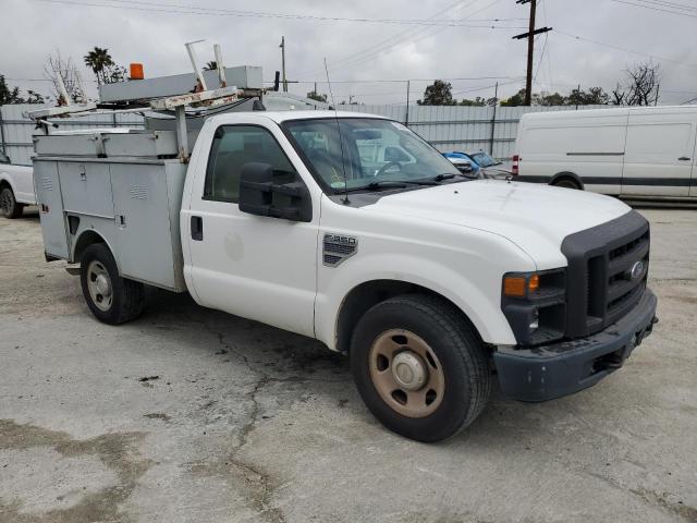 1FDSF305X8EC15481 - 2008 FORD F350 SRW SUPER DUTY WHITE photo 4