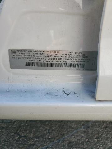 3VWRA7AJ1AM050485 - 2010 VOLKSWAGEN JETTA WOLFSBURG 白色 照片 12
