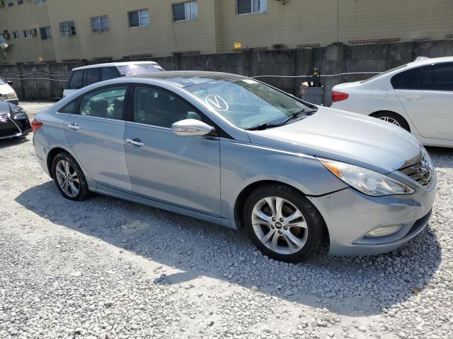 5NPEC4AC0CH322433 - 2012 HYUNDAI SONATA SE GRAY photo 4