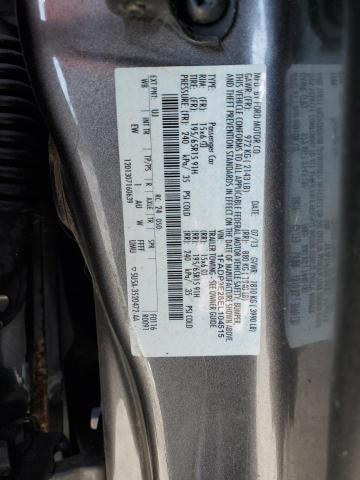 1FADP3E28EL104515 - 2014 FORD FOCUS S GRAY photo 12