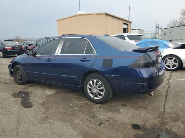 1HGCM66596A052562 - 2006 HONDA ACCORD EX BLUE photo 2