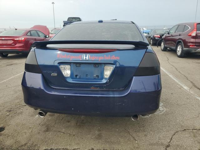 1HGCM66596A052562 - 2006 HONDA ACCORD EX BLUE photo 6