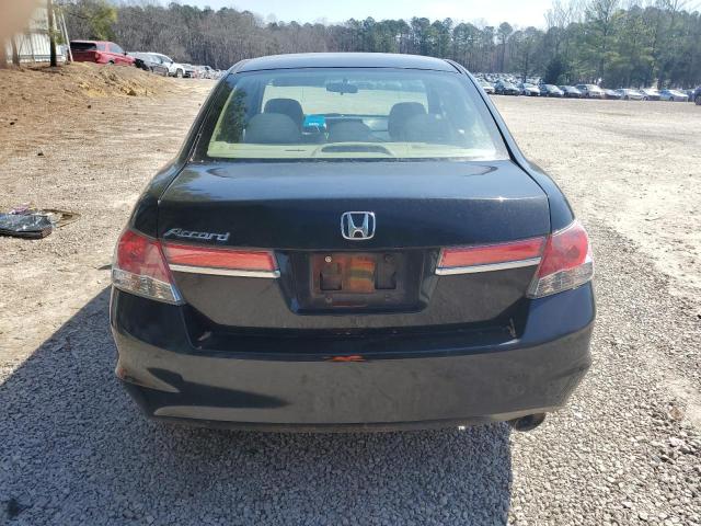 1HGCP2F3XBA036203 - 2011 HONDA ACCORD LX BLACK photo 6