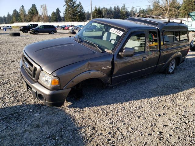 1FTLR4FE4BPA95265 - 2011 FORD RANGER SUPER CAB GRAY photo 1