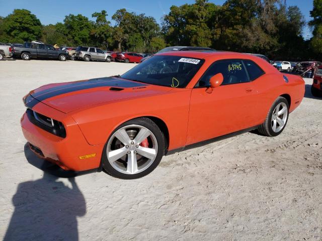 2B3LJ74WX9H524509 - 2009 DODGE CHALLENGER SRT-8 ORANGE photo 1