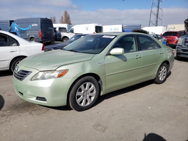 JTNBB46K073033359 - 2007 TOYOTA CAMRY HYBRID TURQUOISE photo 1