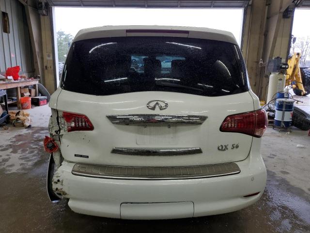 JN8AZ2NCXC9316082 - 2012 INFINITI QX56 WHITE photo 6