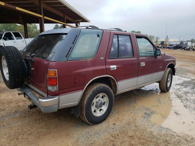 4S2CG58Z2N4349299 - 1992 ISUZU RODEO S BURGUNDY photo 3