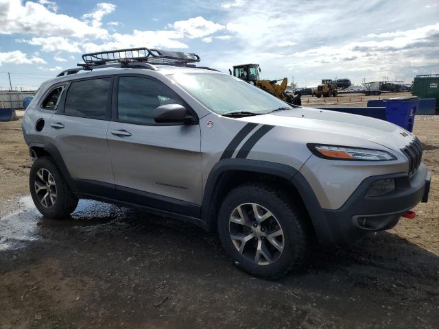 1C4PJMBS3FW787100 - 2015 JEEP CHEROKEE TRAILHAWK GRAY photo 4