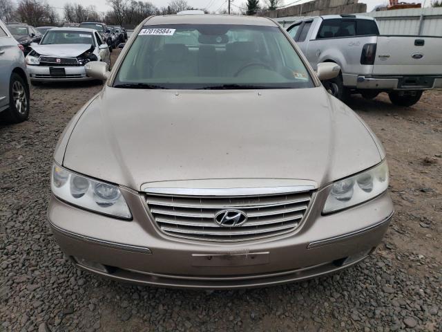 KMHFC46F97A163136 - 2007 HYUNDAI AZERA SE GOLD photo 5