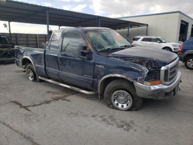 1FTNX20F21EA32874 - 2001 FORD F250 SUPER DUTY BLUE photo 4