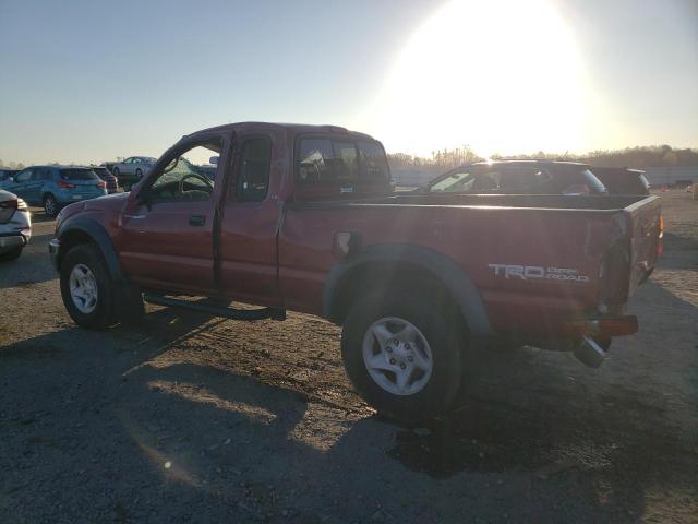 5TESN92N54Z366145 - 2004 TOYOTA TACOMA XTRACAB PRERUNNER წითელი ფოტო 2