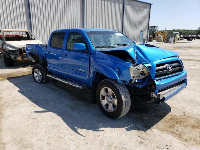 3TMKU72N07M011120 - 2007 TOYOTA TACOMA DOUBLE CAB PRERUNNER LONG BED BLUE photo 4