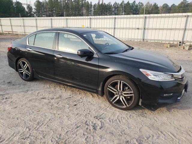 1HGCR3F93HA040106 - 2017 HONDA ACCORD TOURING BLACK photo 4