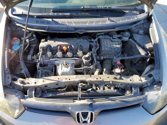 2HGFG11688H508028 - 2008 HONDA CIVIC LX GRAY photo 11