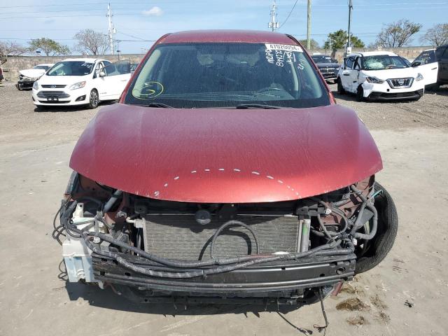 5N1AT2MT0FC894595 - 2015 NISSAN ROGUE S RED photo 5