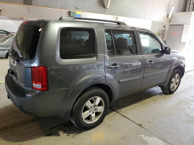 5FNYF4H57BB046423 - 2011 HONDA PILOT EXL GRAY photo 3