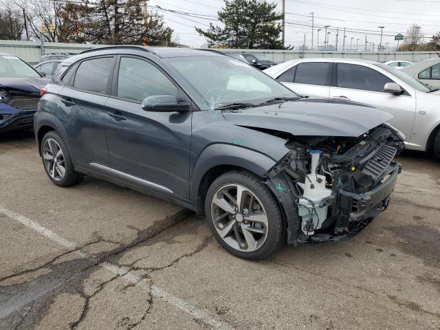 KM8K53A54JU072122 - 2018 HYUNDAI KONA ULTIMATE GRAY photo 4