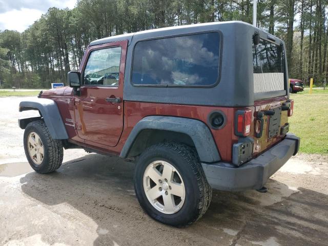 1J4AA2D11AL211251 - 2010 JEEP WRANGLER SPORT MAROON photo 2