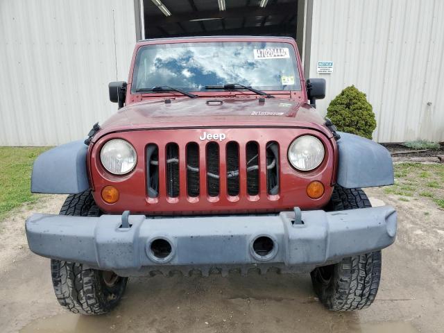 1J4AA2D11AL211251 - 2010 JEEP WRANGLER SPORT MAROON photo 5