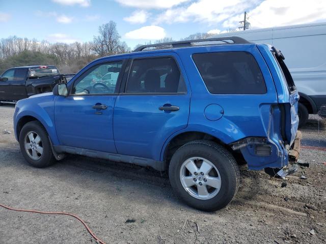 1FMCU9DG7CKC00102 - 2012 FORD ESCAPE XLT BLUE photo 2