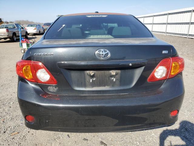 1NXBU4EEXAZ379085 - 2010 TOYOTA COROLLA BASE BLACK photo 6