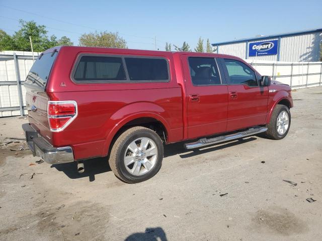 1FTFW1CF8DFB95217 - 2013 FORD F150 SUPERCREW RED photo 3