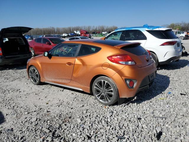 KMHTC6AE2GU275918 - 2016 HYUNDAI VELOSTER TURBO ORANGE photo 2