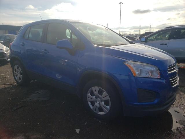 KL7CJKSB7GB760930 - 2016 CHEVROLET TRAX LS BLUE photo 4